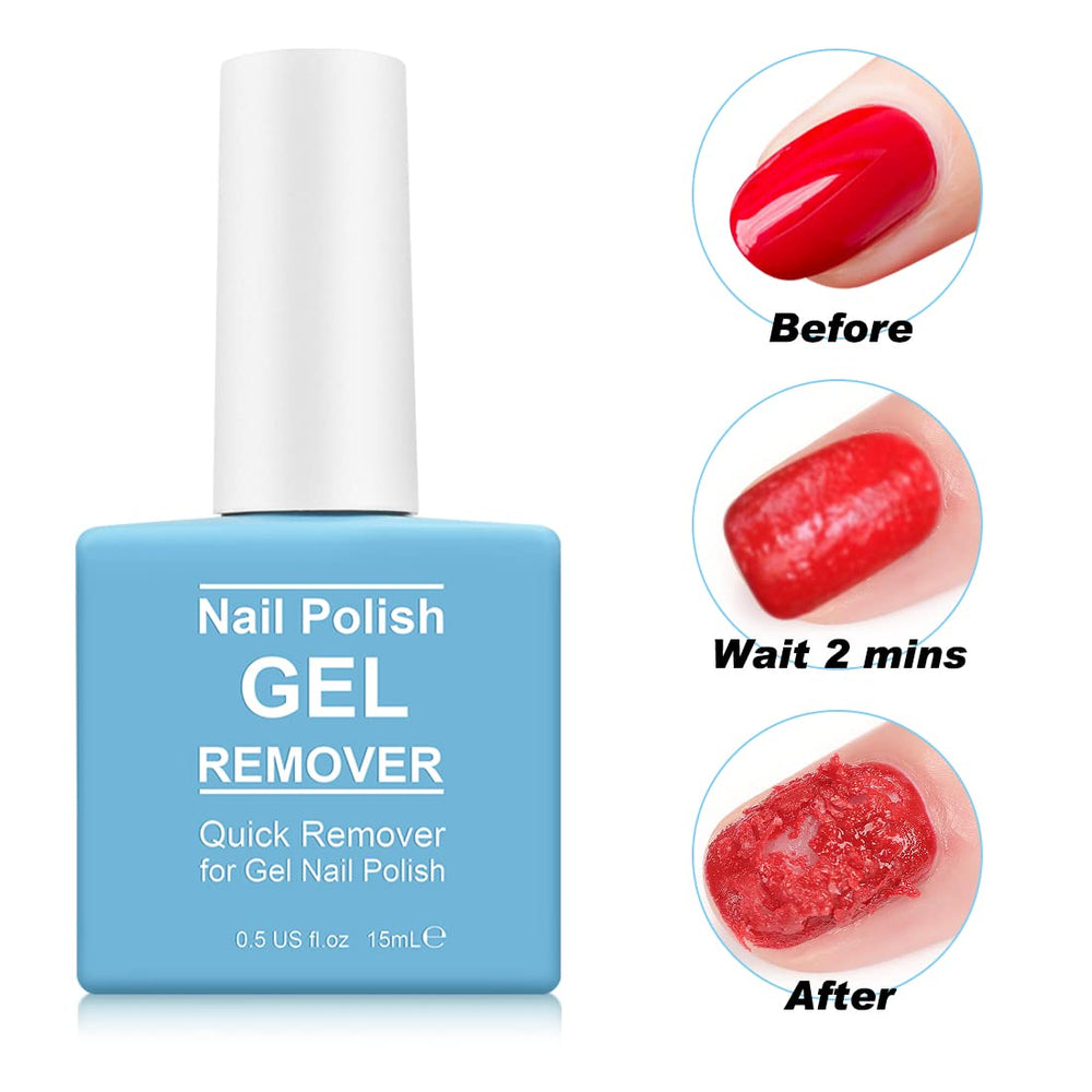 Liefiet gel remover bottle close-up highlighting gentle, low-odor formula