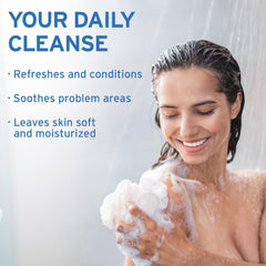LIFE-FLO creamy liquid texture close-up demonstrating gentle lather