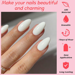 Lifextol close-up on glossy finish highlighting smooth white shine and quick salon look