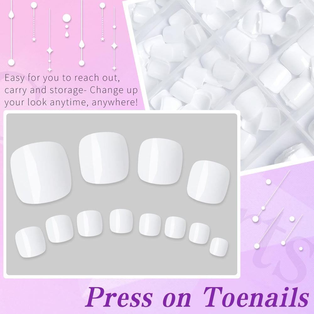 Lifextol close-up of acrylic toenail texture highlighting thin back edge for natural fit