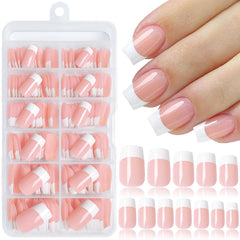 Lifextol front packaging showing 240 French tip nails for instant polished nails