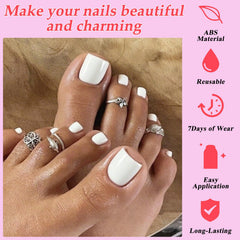 Lifextol size chart display of 12 different toe nail sizes for precise fit