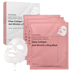 Liftouch front packaging showing four jars and product benefits