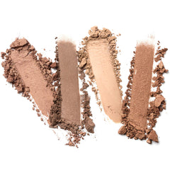 Four LIFUS Glow Kit swatches on arm showing blendable tones