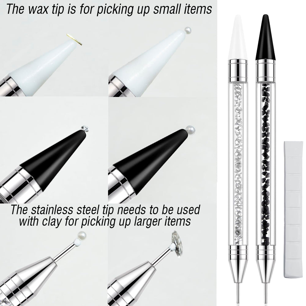 LIGHT RAIN dual-head pen close-up revealing wax and clay ends for precise application