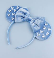 LIHELEI headband beside ruler showing dimensions and travel-friendly size