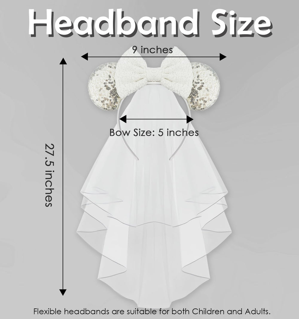 LIHELEI layflat photo of 25 inch veil illustrating length and soft drape for photos