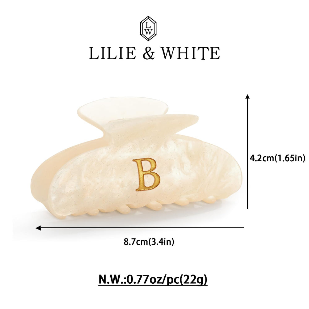 LILIE&WHITE golden gift box packaging ready to present and protect clip