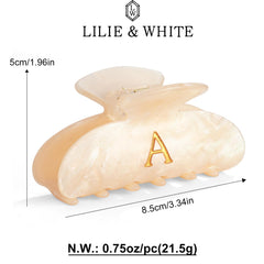 LILIE&WHITE hair clip in golden box ready to present as a thoughtful gift
