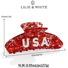 LILIE&WHITE clip back label and spring visible for durability reassurance