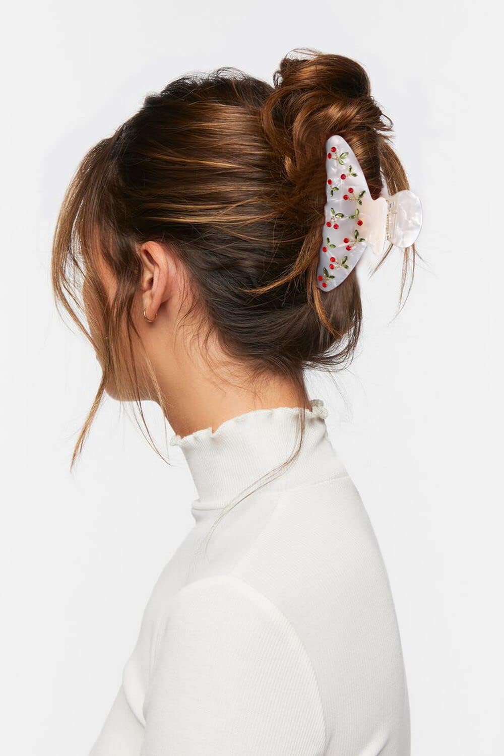 LILIE&WHITE side profile of hinge demonstrating durable spring and reliable grip