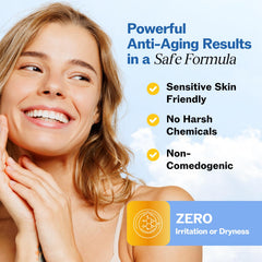 LilyAna Naturals applying cream to neck for smoother hydrated skin