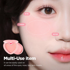 lilybyred blended cheeks in natural light showing subtle rosy finish