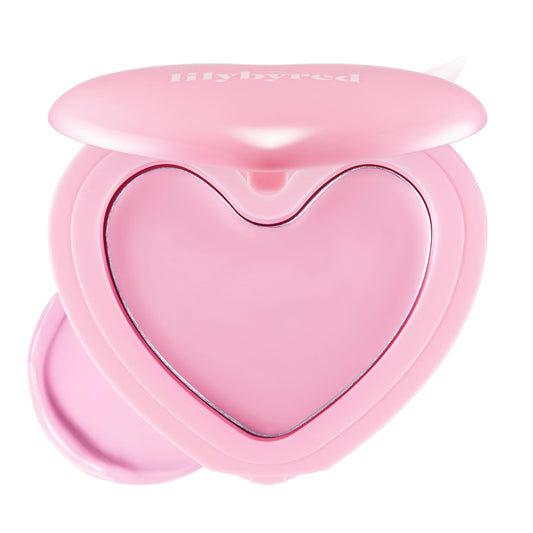 lilybyred front packaging showing heart-shaped blush and compact portability