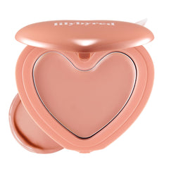 lilybyred front packaging heart-shaped blush showcasing playful design and easy storage