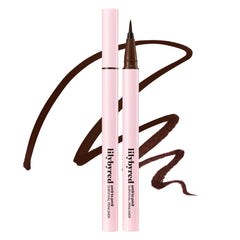 lilybyred front packaging showing matt brown shade and compact penliner benefit: portable