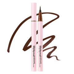 lilybyred front packaging showing walnut brown penliner, clear product detail benefit