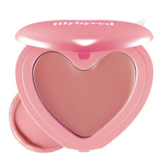lilybyred heart-shaped compact front shows playful design and easy grab