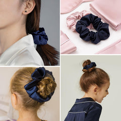 LILYSILK scrunchie securing a ponytail offering frizz control and comfort