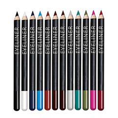 Linble front packaging showing all 12 matte eyeliner pencils, versatile kit