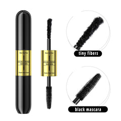 Linble mascara applied on model lashes showing visible length and curl benefit