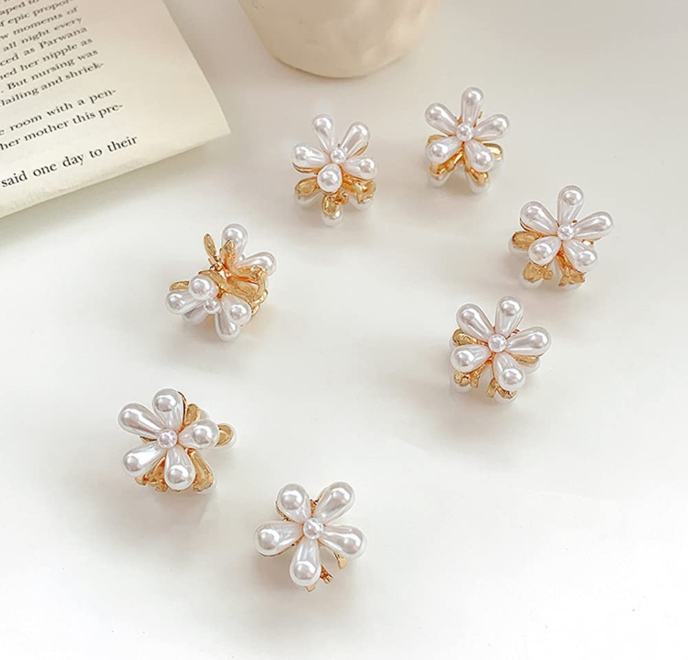 LINXI close-up of pearl daisy detail highlighting decorative sparkle