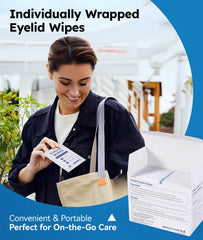 linzercin lifestyle travel kit with wipes in a purse for on-the-go eye comfort and convenience