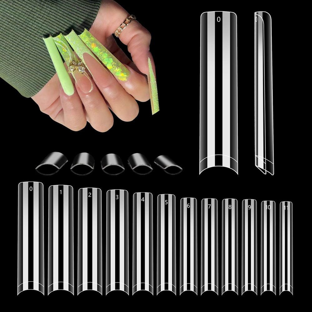 LIONVISON front packaging showing 504 clear tips and bag, professional supply benefit