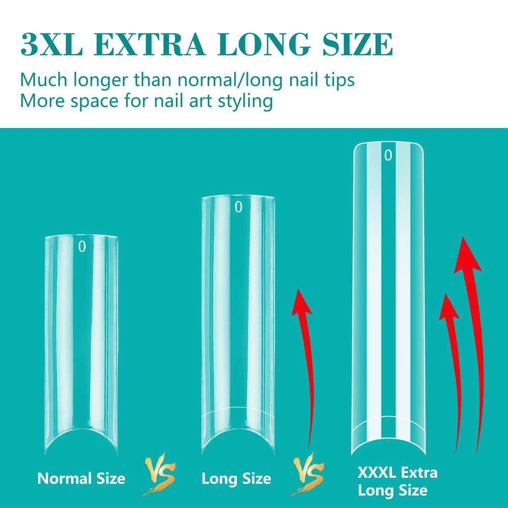 LIONVISON length comparison showing size 0 to 11 for easy size selection