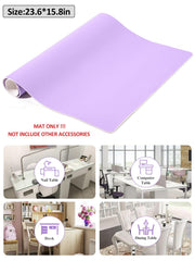 LIONVISON mat being wiped clean demonstrating waterproof convenience