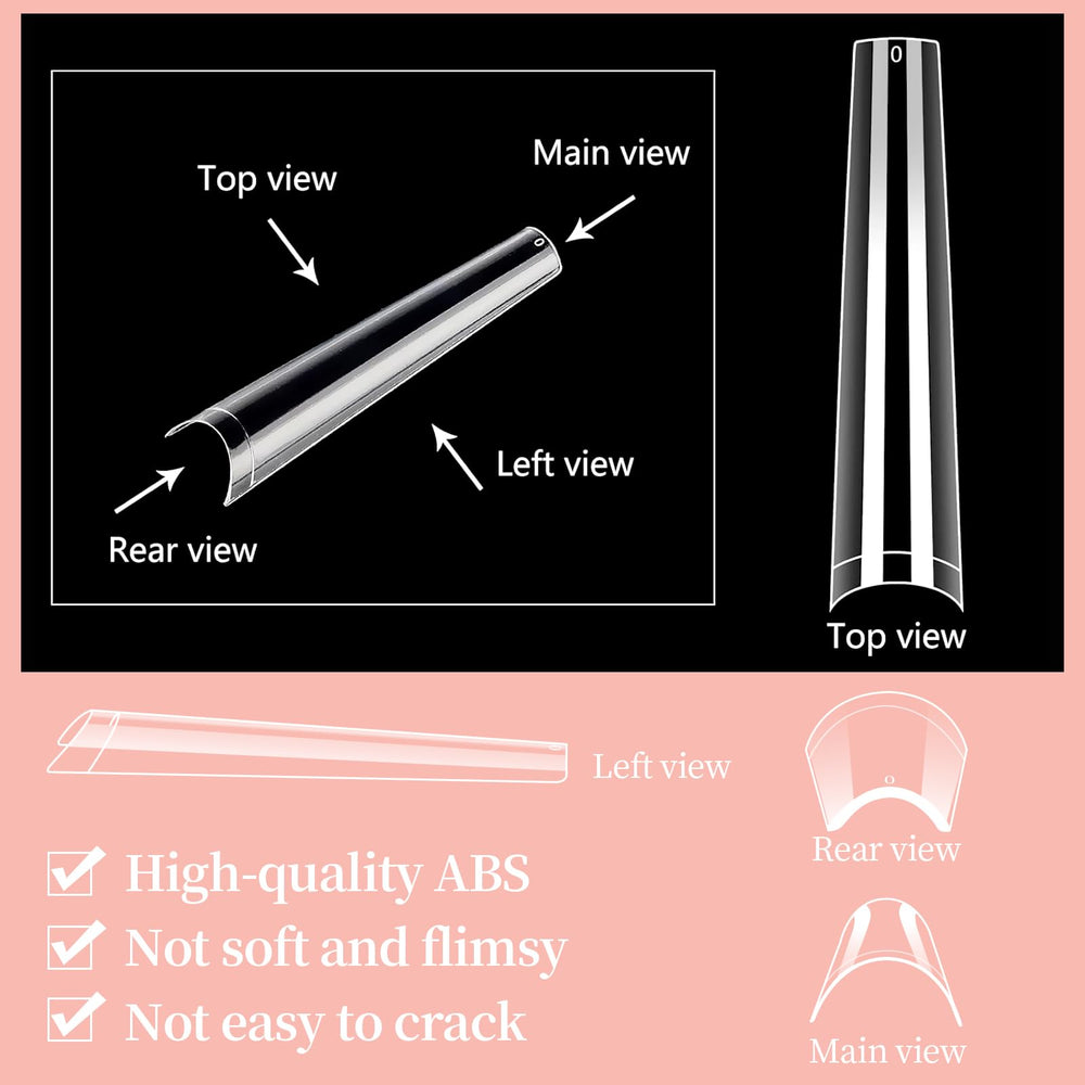 LIONVISON nail tech applying tip in salon for fast professional results