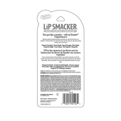 Lip Smacker balm applied on lips in lifestyle scene showing subtle shine and fresh scent appeal
