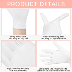 lipetol gloves worn overnight retaining hand cream for hydration