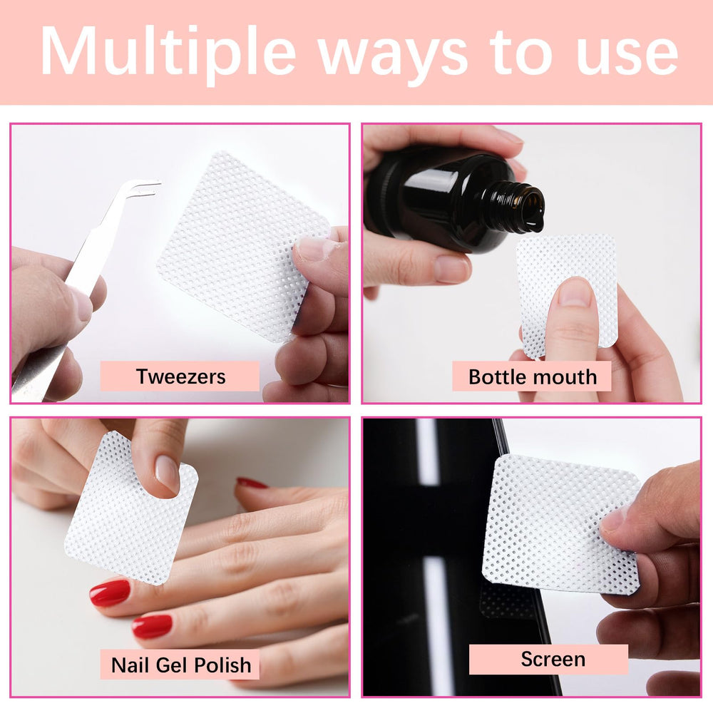 lipetol wipe held in hand beside coins to show scale and portable refill benefits