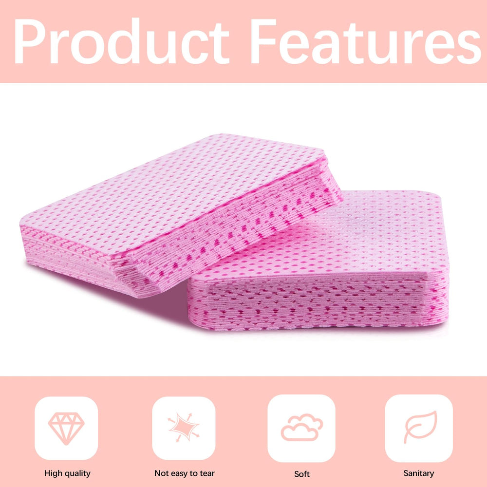 lipetol wipe soaked with acetone removing gel polish efficiently and cleanly