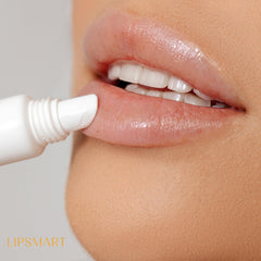 LipSmart open tube texture close-up showing smooth moisturizing formula