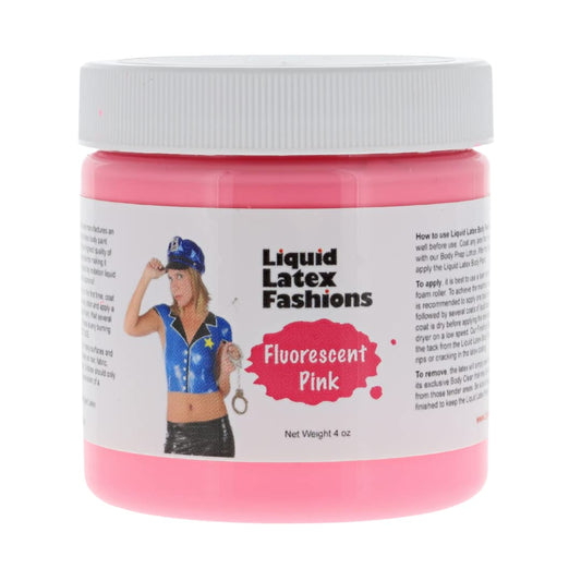 Liquid Latex Fashions bottle front label showing product clarity and branding
