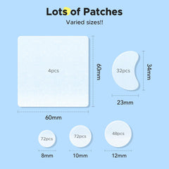LitBear patch applied to forehead, discreet protection and less redness