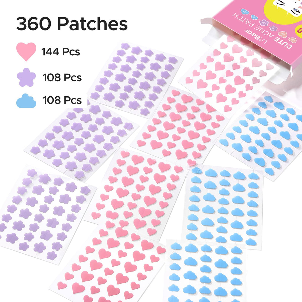 LitBear patches beside a hand to show 10mm and 12mm scale benefit