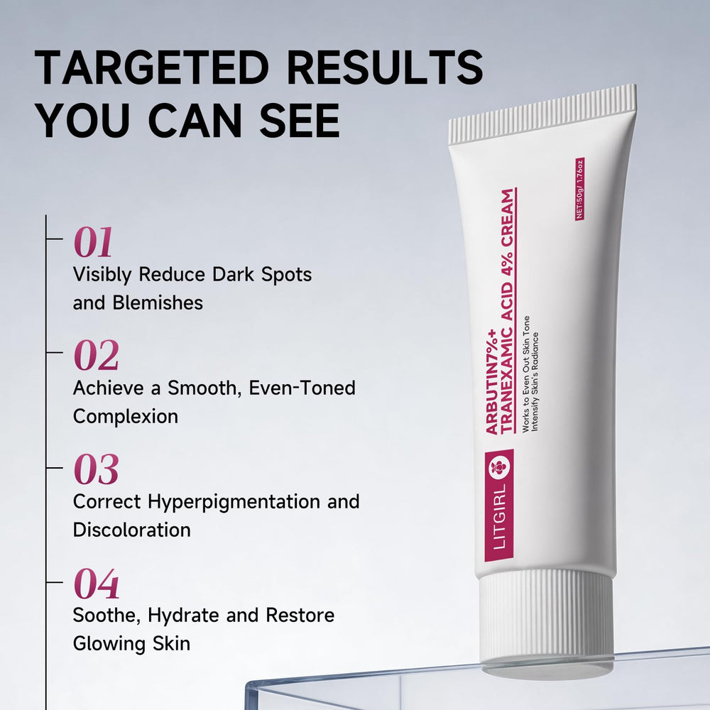 LITGIRL targeted spot-treatment on cheek showing precise application