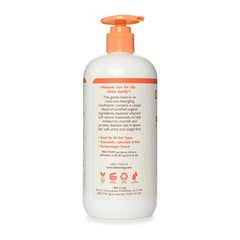 Little Twig pump top and label detail highlighting clean ingredients and safety