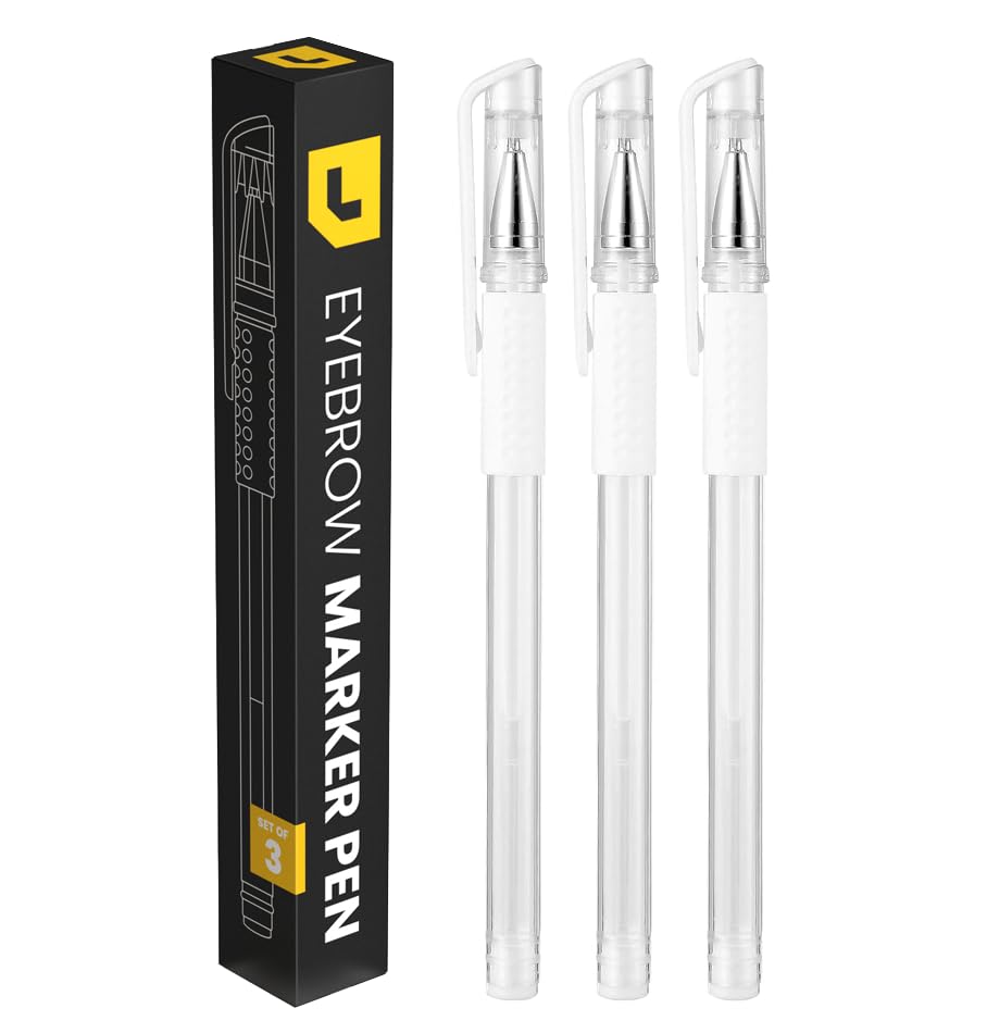 LIUDEX front packaging showing three white mapping pens for accurate brow planning