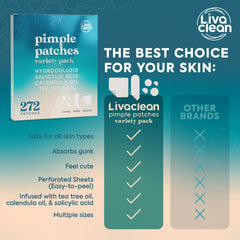 LivaClean daytime patch on cheek offering discreet coverage benefit