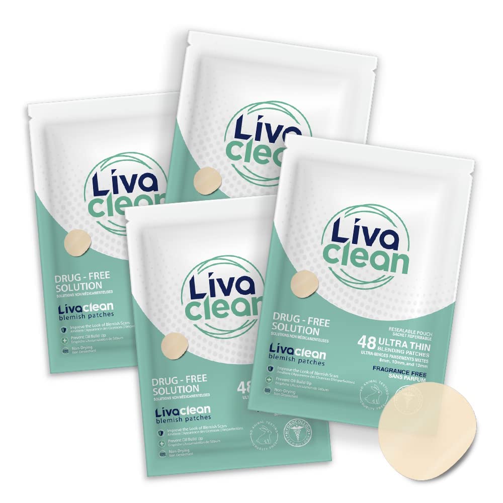 LivaClean product label close-up highlighting sizes and gentle formula