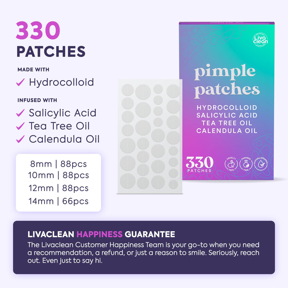 LivaClean close-up patch texture highlighting absorbent hydrocolloid