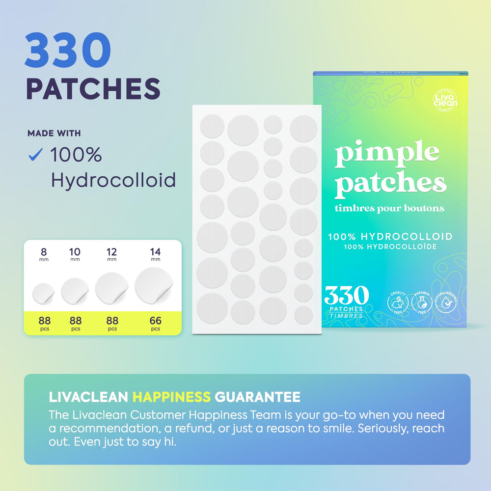 Close-up of LivaClean patch texture highlighting absorbent hydrocolloid material