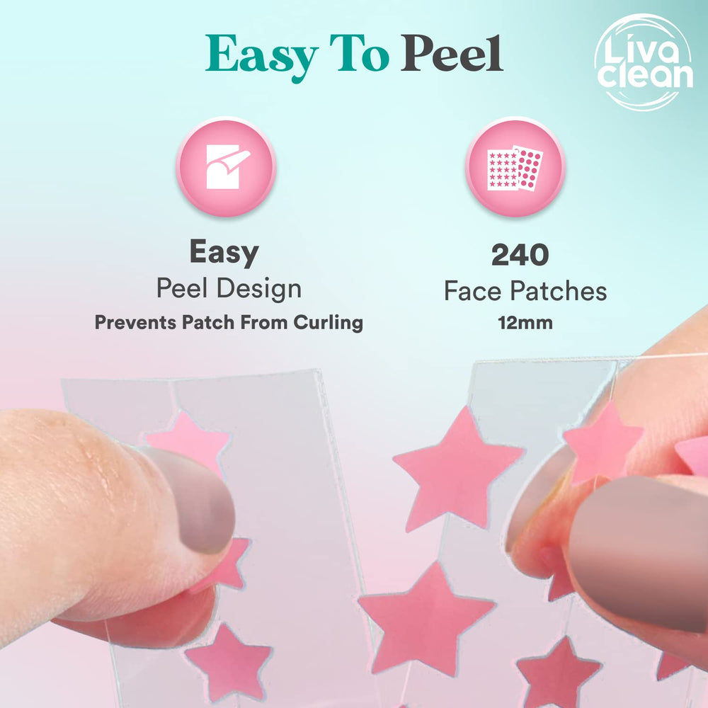 LivaClean single patch on cheek side profile illustrating discreet coverage