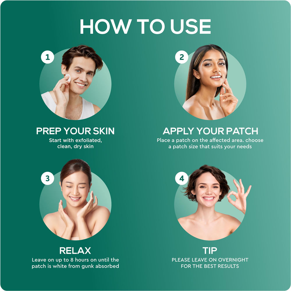 LivaClean patches applied discreetly on face for overnight coverage benefit