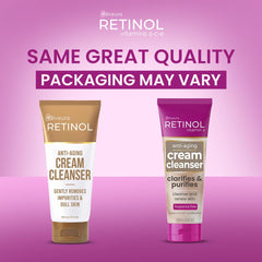 Retinol LIVAURA on bathroom shelf styled to show daily routine integration
