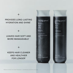 Living Proof creamy conditioner texture close-up showing smooth spreadability benefit